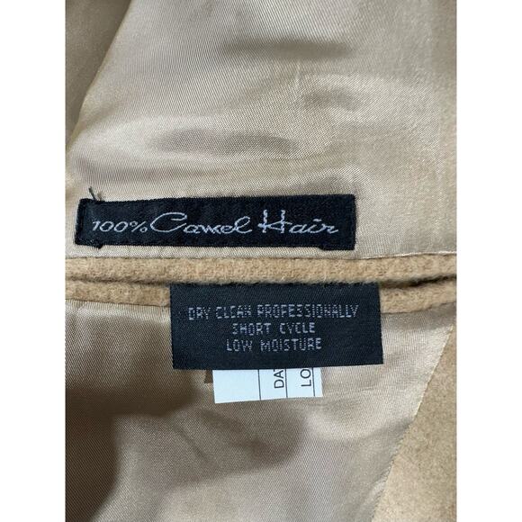 Kingsridge The Toggery Mens Blazer Approx Size 42 100% Camel Hair Vintage READ - Picture 3 of 15